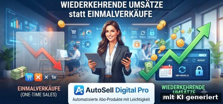 Abo Funktion (nur Pro) Autosell digital pro version abo verkaeufe